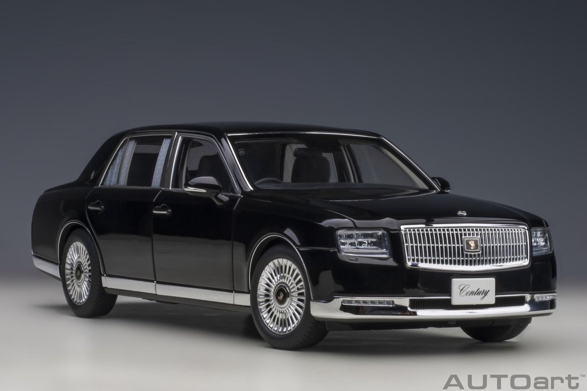 AUTOart 1/18 Toyota Century (met gordijntjes), Zwart