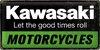 Kawasaki Motor Cycles Metalen Bord 25 x 50 cm