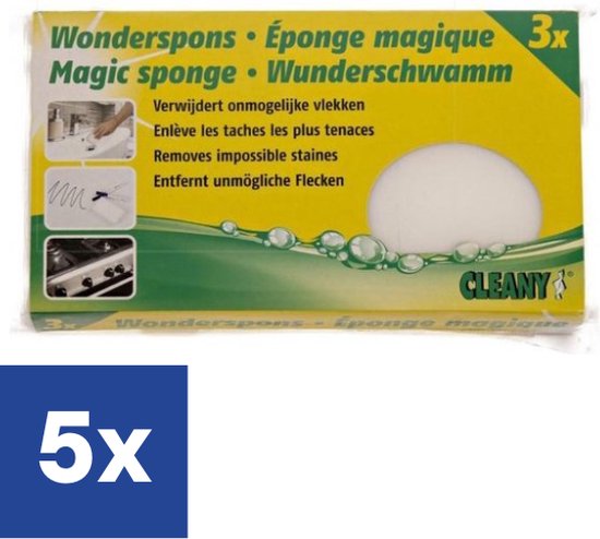 Cleany Wonderspons - 5 x 3 (15 stuks)