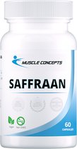 Saffraan supplement - draagt bij aan een positieve gemoedstoestand - 60 Capsules | Muscle Concepts