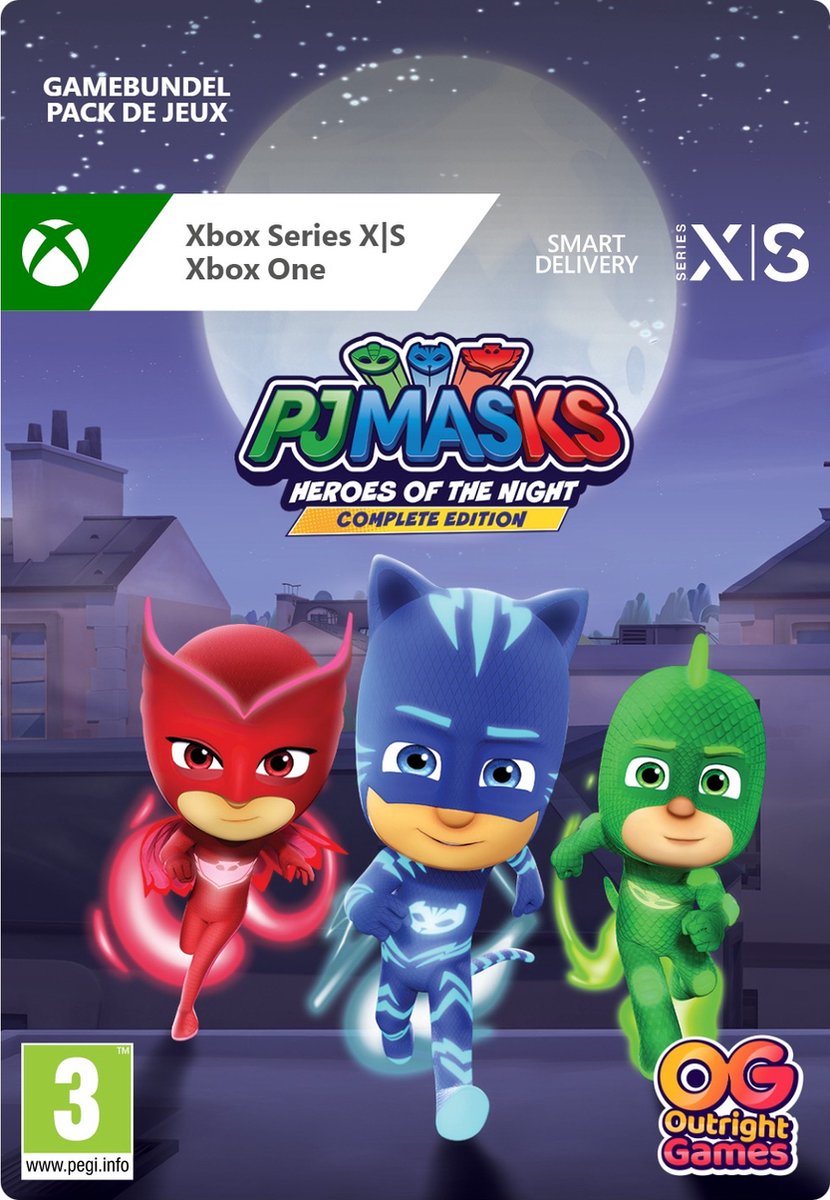 PJ Masks: Heroes of the Night - Complete Edition - Xbox Series X + S & Xbox One - Bundle - Niet Beschikbaar in België - Download