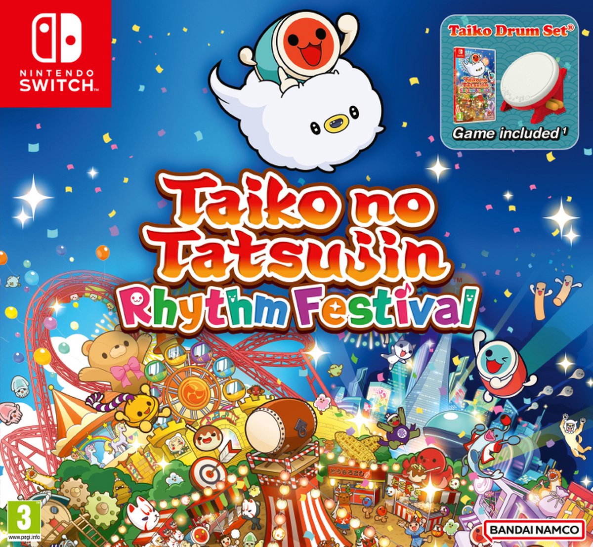 Taiko no Tatsujin : Rhythm Festival - Bundle Edition | Jeux | bol.com