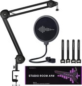 Sensic SA 10 Microfoon Arm met Popfilter - Microfoon Standaard - Boom Arm - Statief - Extra lang