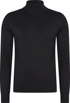Mario Russo Coltrui - Trui Heren - Sweater Heren - Coltrui Heren - XL - Zwart