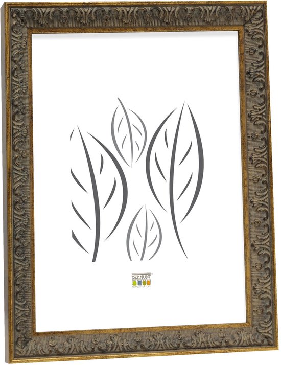 Deknudt Frames fotolijst S95MA2 - goud-grijs - barokstijl - foto 40x50