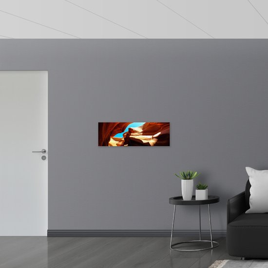 Poster Glanzend – Antelope Canyon - 90x30 cm Foto op Posterpapier met Glanzende Afwerking