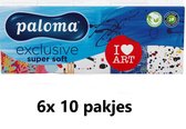 Paloma Exclusive zakdoeken zakdoekjes tissues 6x 10 stuks