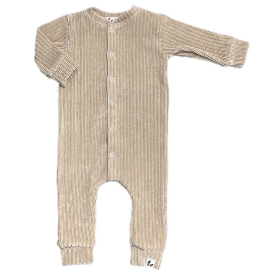 Boxpakje Corduroy Sand – Beige – Maat 50/56 – Feathers - GOTS keurmerk