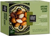 Oliveway- Argan zeep 100% pure en organische olijfzeep met arganolie en sheabutter. Voor de verzorging van gezicht, haar en lichaam