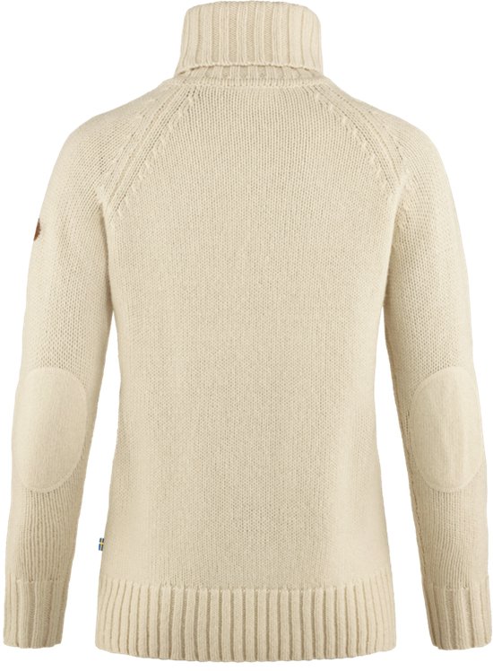 Fjallraven Ovik Cable Knit Roller Neck W Dames Outdoortrui Maat M bol