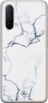 Casimoda® hoesje - Geschikt voor OnePlus Nord CE - Marmer Grijs - TPU - Backcover - Grijs - Marmer
