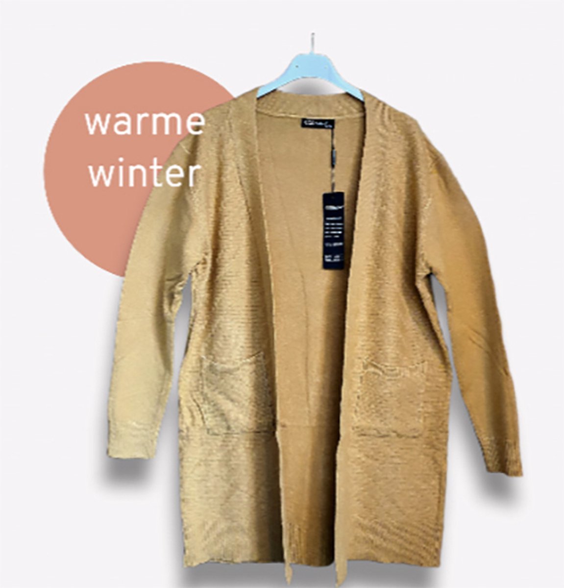 Warme vest in GEEL kleur met zijzakken voor dames maat 40/42 | bol.com
