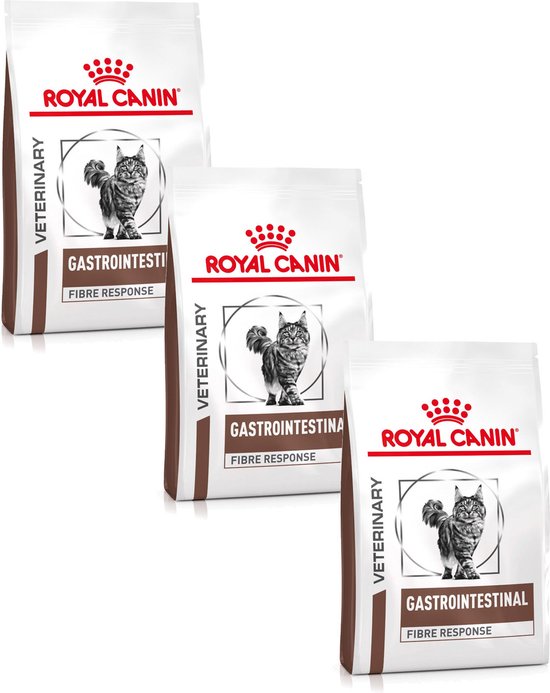 Royal Canin Veterinary Diet Fibre Response - Nourriture pour chat - 3 x 2  kg | bol