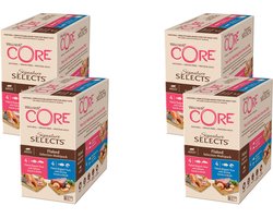 Wellness Core Signature Selects Flaked Multi-Pack - Kattenvoer - 4 x Mix 8x79 g