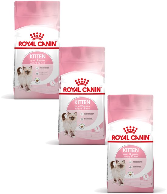 Royal Canin Kitten - Kitten-Kattenvoer - 3 x 2 kg