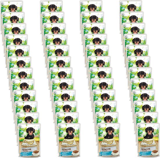 Stuzzy Pouch Adult 100 g - Hondenvoer - 48 x Witvis