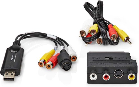 plannen kiezen Proberen Nedis Videograbber USB 2.0 | 480p | A/V-kabel / Scart | bol.com