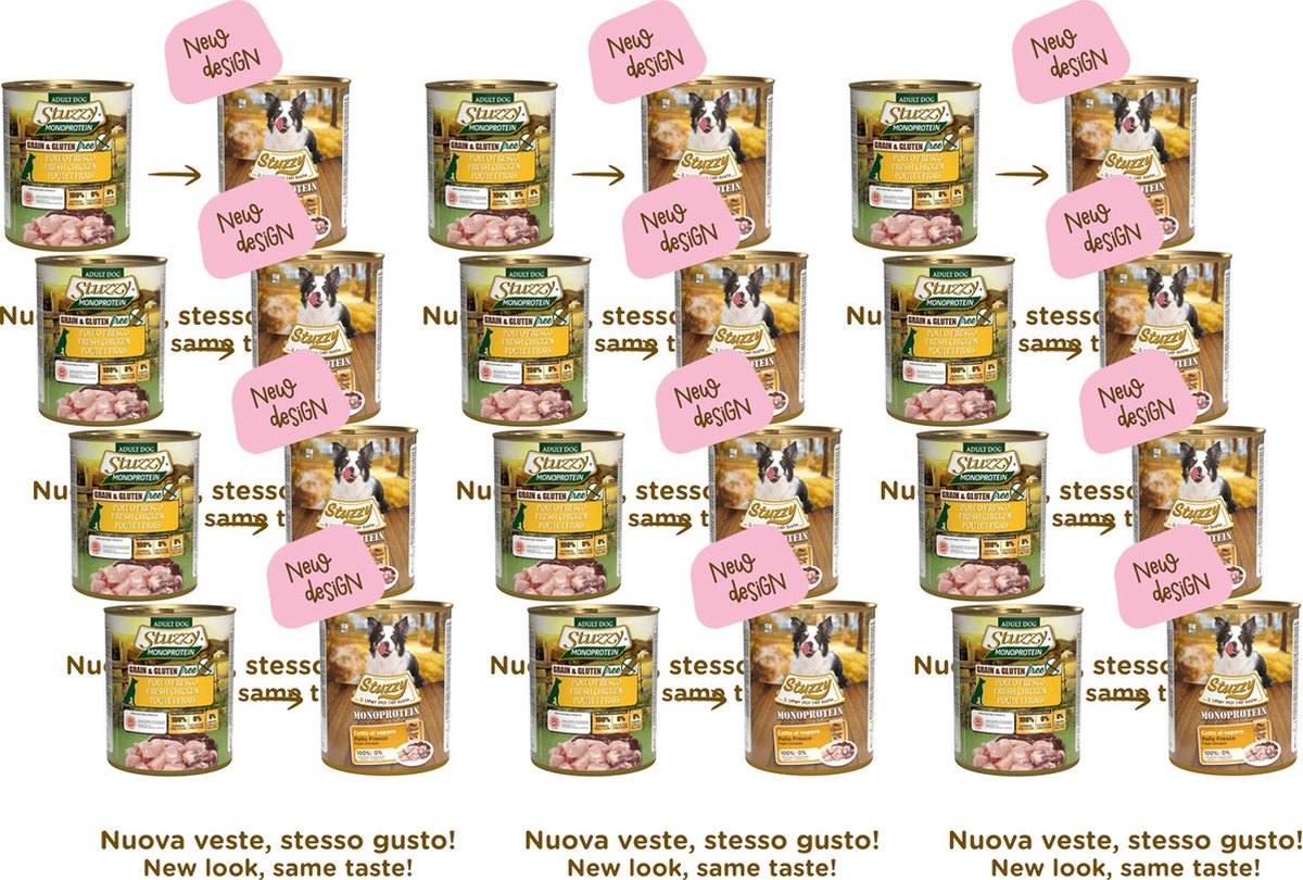 Stuzzy Stuzzy Blik Adult 800 g - Hondenvoer - 12 x Kip