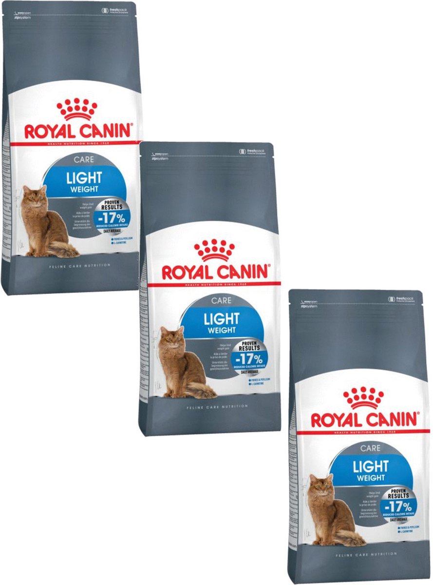 Royal Canin Royal Canin Light Weight Care - Kattenvoer - 3 x 1.5 kg