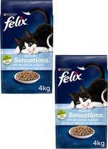 Felix Senior Sensations - Nourriture pour chat - 2 x 4 kg