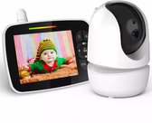 B-care Babyfoon Met Camera – 3.5 Inch Scherm – Zonder Wifi en App – Temperatuursensor – Nachtzicht – Terugspreekfunctie – 4 Slaapliedjes – Alarm