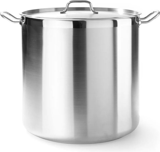 Kookpan hoog met deksel – 50 liter
