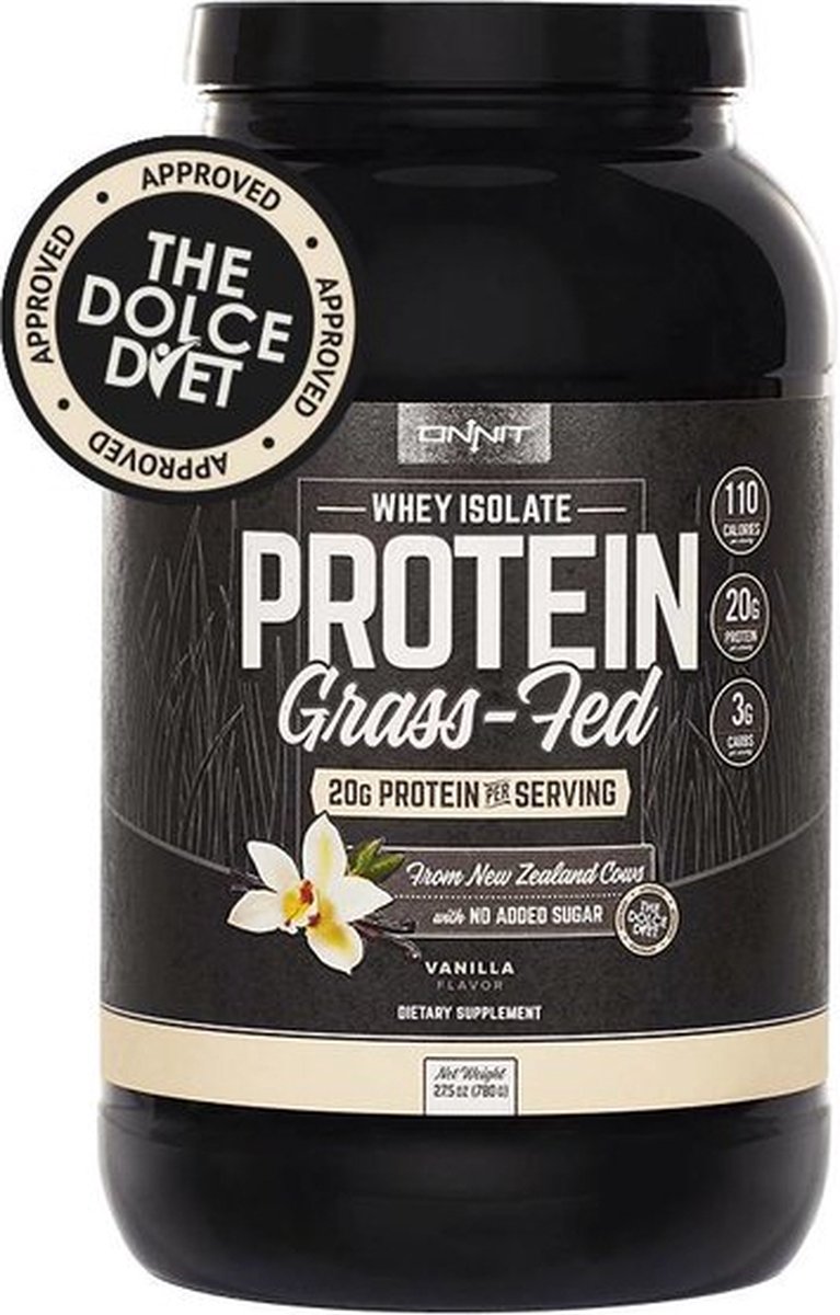 Onnit Whey Protein - Grassfed Whey Isolate Vanilla