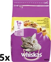 Whiskas - Katten Droogvoer - Adult - Kip - 5x950 gr