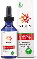 Vitals - Elementair Zink & Koper - 60 ml - ionische vorm