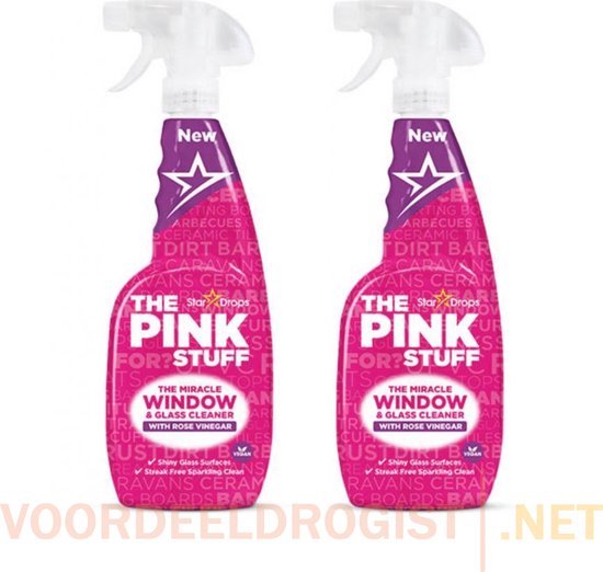 The Pink Stuff Window & Glass Cleaner Glassex Raam