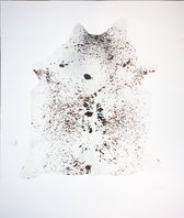 KOELAP Koeienhuid Vloerkleed - Bruinwit Gevlekt Salt & Pepper - 195 x 215 cm - 1004910