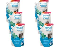 Beaphar Geurvreter - Kattenbakreinigingsmiddelen - 6 x 400 g