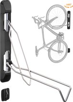 Fietsbeugel wandmontage - fiets ophangsysteem - zwenkbaar - 2.1 tot 2.8 inch banddikte