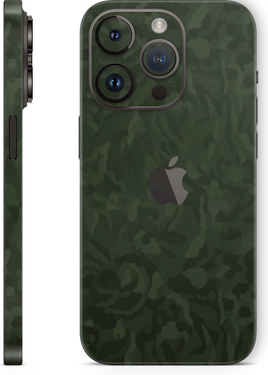 iPhone 14 Skin Pro Camouflage Groen - Camo - 3M Sticker