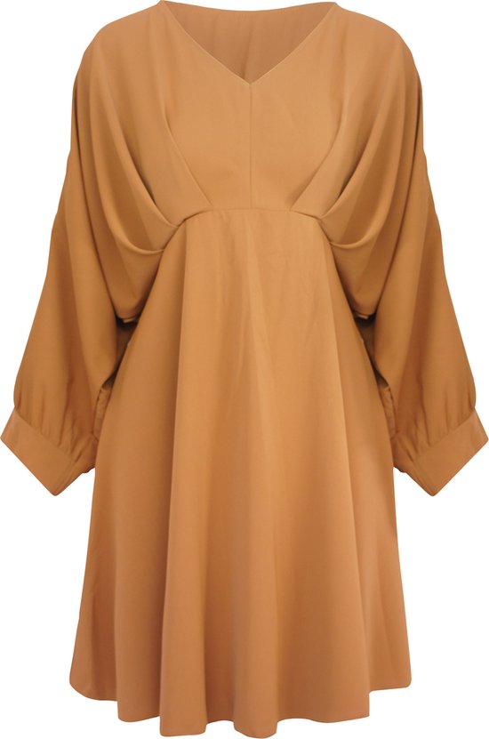 Jurk Fem camel