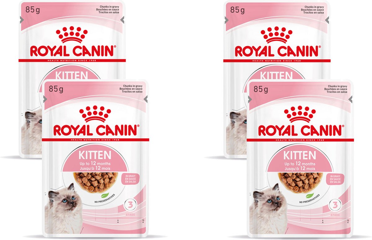 Royal Canin - Kitten Gravy Kattenvoer Nat - 48 x 85 gr