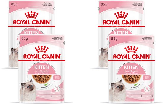 Royal Canin Fhn Kitten Instinctive Mp - Kattenvoer - 4 x ( 12 x 85 g)