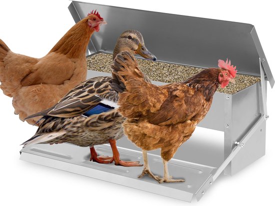 Froadp 10 kg voederdispenser voor kippen, voederautomaat Froadp 10 kg voederdispenser voor kippen, voederautomaat