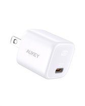 Aukey PA-B1 - Chargeur Rapide USB C 3.0 QC 2.0 20W Blanc - Convient pour Iphone – Samsung