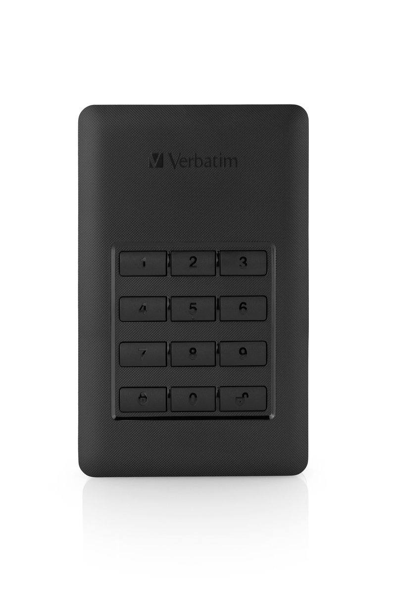 Verbatim Store n Go Secure - Externe harde schijf - 2 TB - Zwart