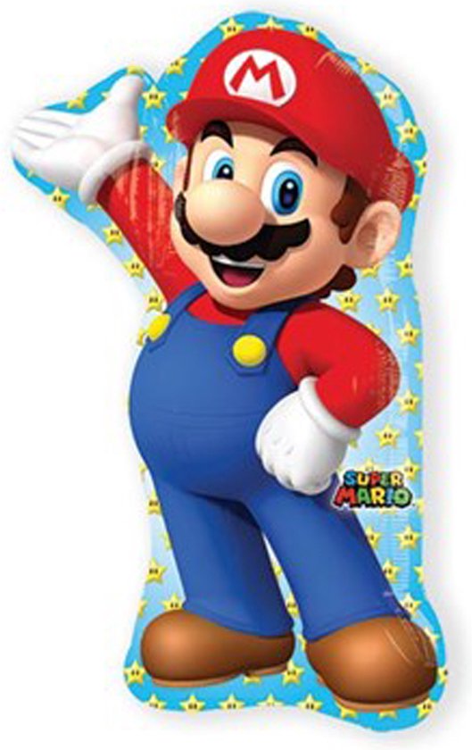 Folieballon - Super Mario Bros - SuperShape - 55x83cm