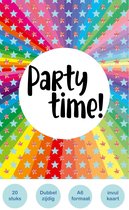Puk Art© | Uitnodiging | party time | feest | kinderfeestje |  invulkaarten | 20 stuks | uitnodigingskaarten | uitnodiging verjaardag | uitnodiging feest | uitnodiging kinderfeestje jongen | uitnodiging kinderfeestje meisje | uitnodiging feestje