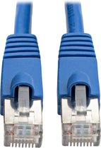 Tripp-Lite N262-035-BL Cat6a 10G-Certified Snagless Shielded STP Network Patch Cable (RJ45 M/M), PoE, Blue, 35 ft. TrippLite