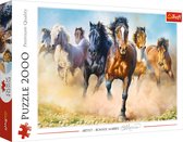 Trefl - Puzzles - "2000" - Galloping herd of horses