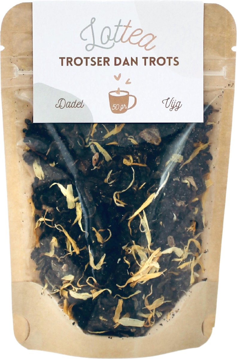 Lottea Trotser dan Trots thee 50 gram Stazak - verse thee, zwarte thee, oolong thee, thee cadeau, thee geschenk, thee cadeautje