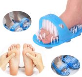 douche voetreiniger 1 stuks voetborstel douche badkamer voeten massagers slippers reiniging