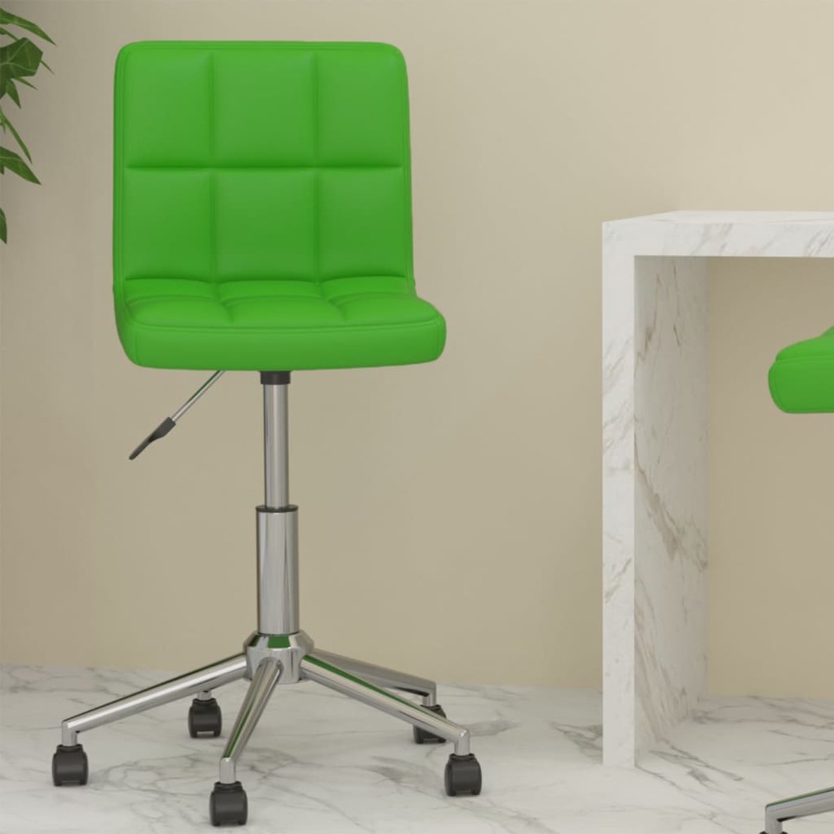 Prolenta Premium - Kantoorstoel draaibaar kunstleer groen