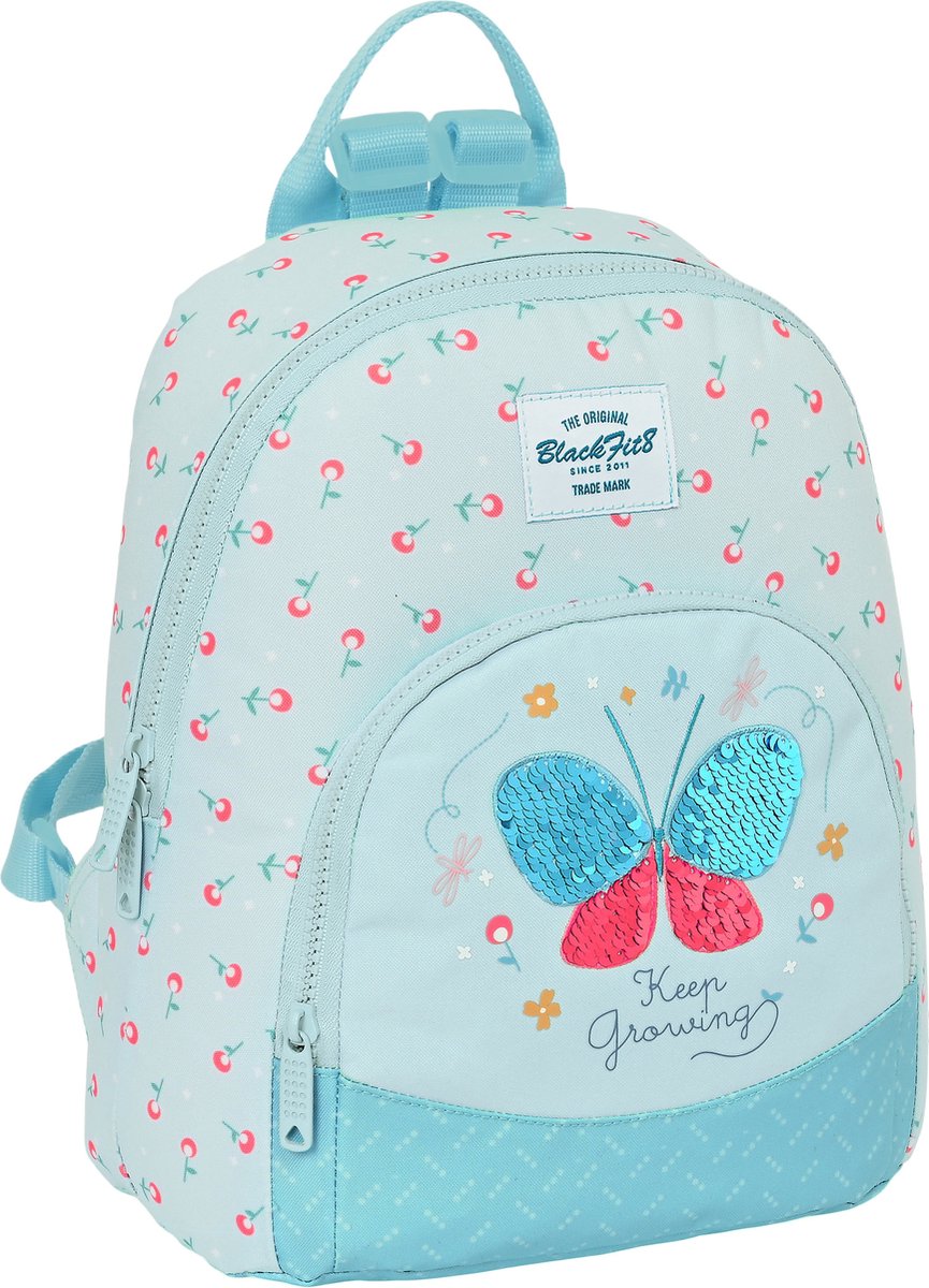 BlackFit8 Kleuterrugzak Vlinder - 30 x 25 x 13 cm - Polyester