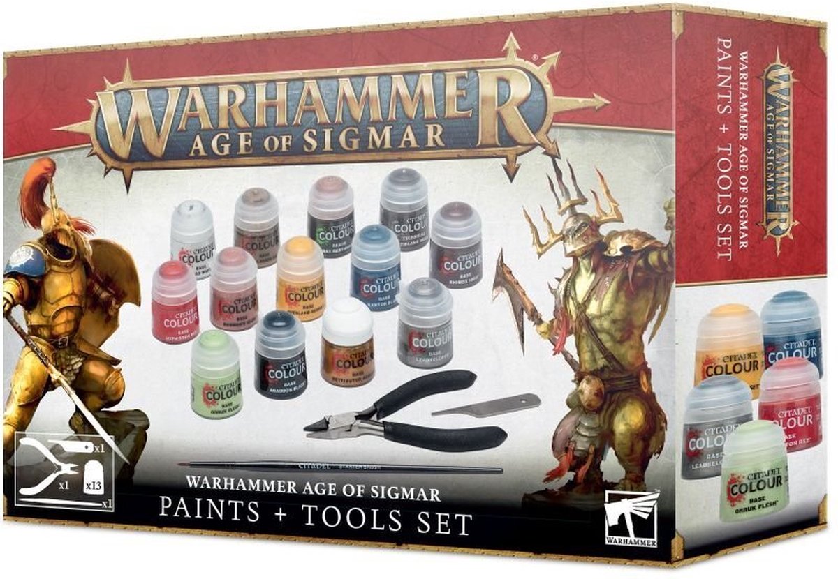 Games Workshop Warhammer Age of Sigmar: Paint + Tools