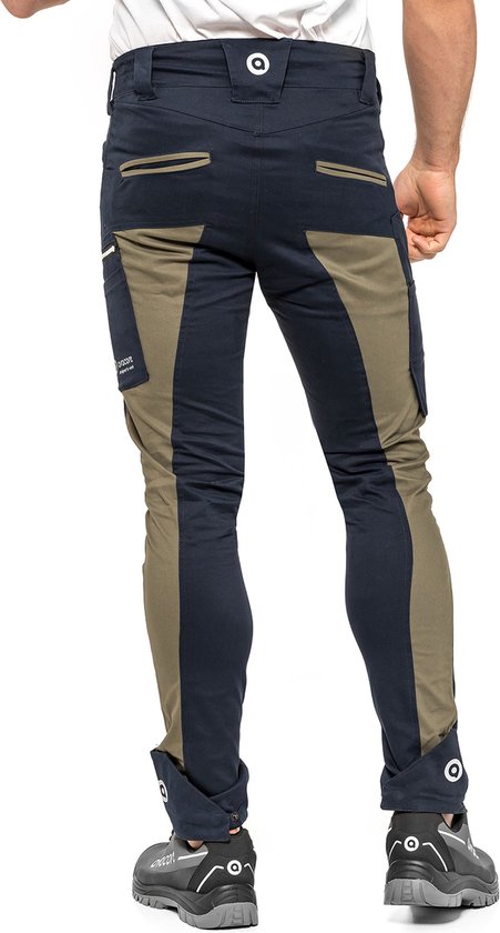 Pantalon de travail taille TUBBOS bleu marine/olive - Taille 48